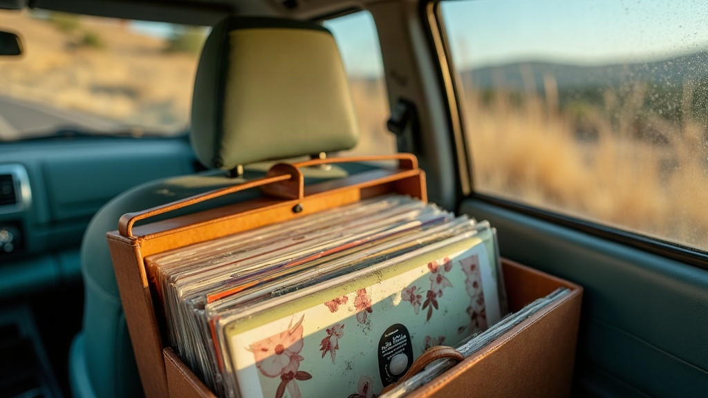 Summer Road Trip Vinyl Carrying Cases: Transport Records Safely